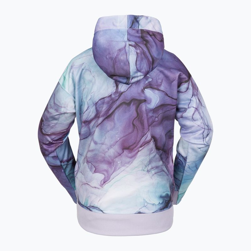 Felpa con cappuccio Volcom Hydro Riding Donna glacier ink 2