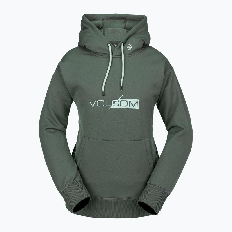 Felpa con cappuccio Volcom Core Hydro Donna eucalipto 4