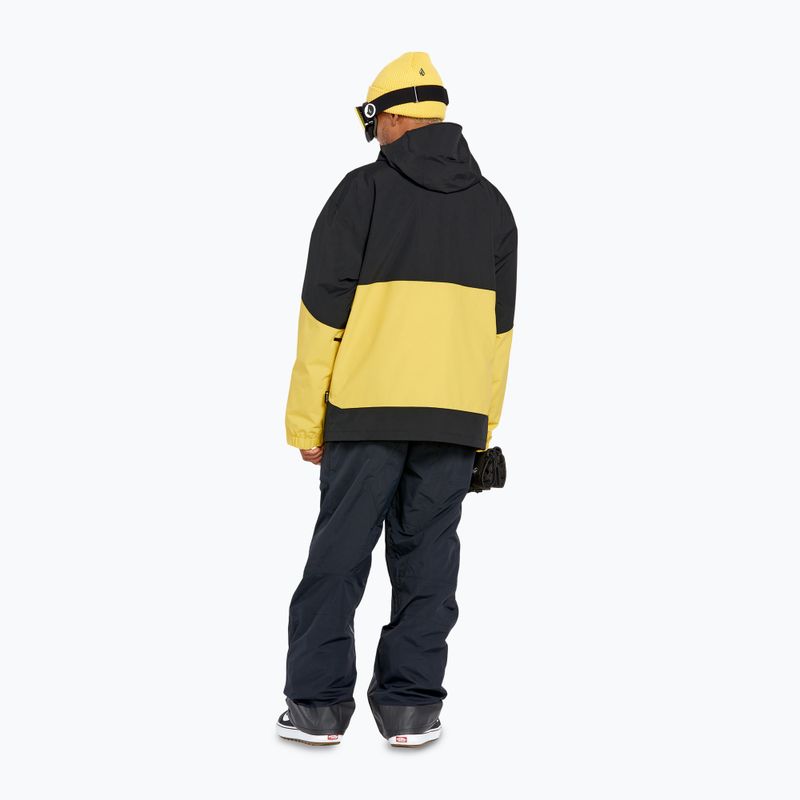 Giacca da snowboard Volcom Tds 2L Gore-Tex da uomo giallo scuro 3