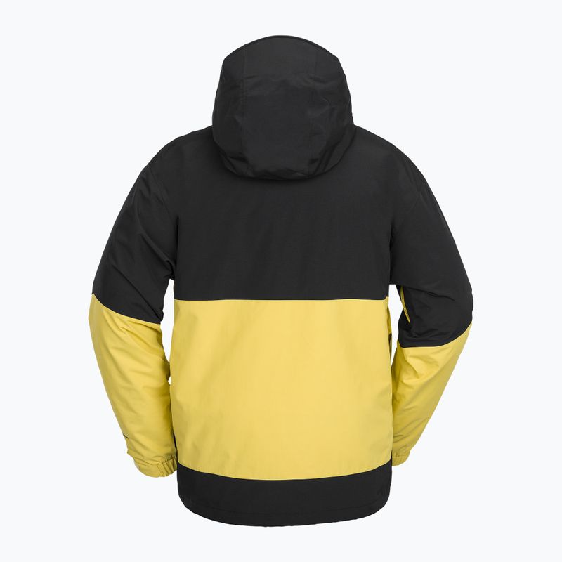 Giacca da snowboard Volcom Tds 2L Gore-Tex da uomo giallo scuro 11