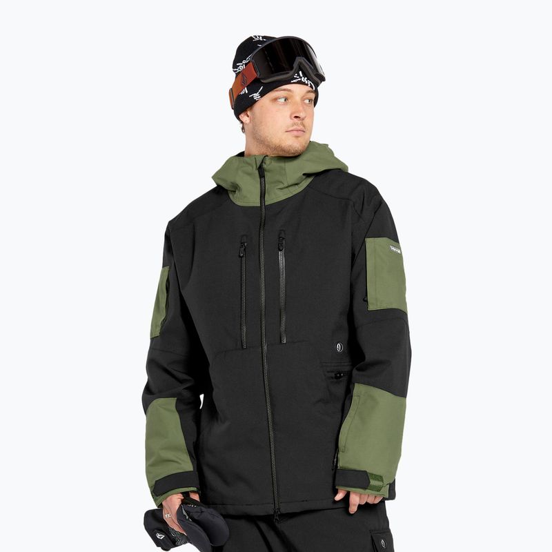 Giacca da snowboard da uomo Volcom V.Co Wfo nero