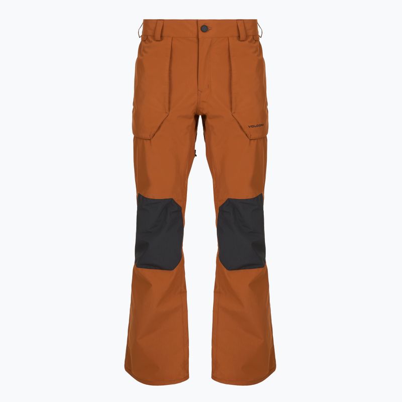 Pantaloni da snowboard da uomo Volcom Roan caramel 7