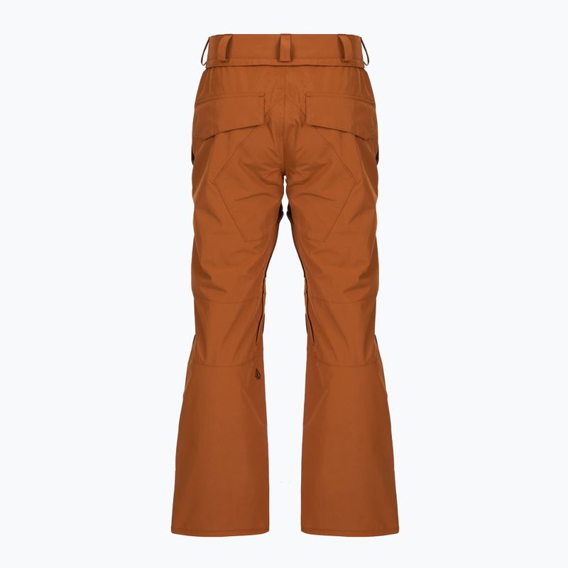 Pantaloni da snowboard da uomo Volcom Roan caramel 8