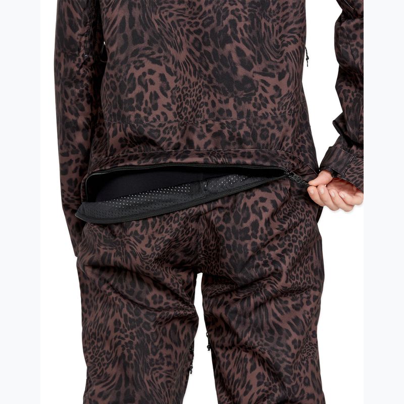 Tuta da snowboard da donna Volcom Shiloh Snow leopardo 9