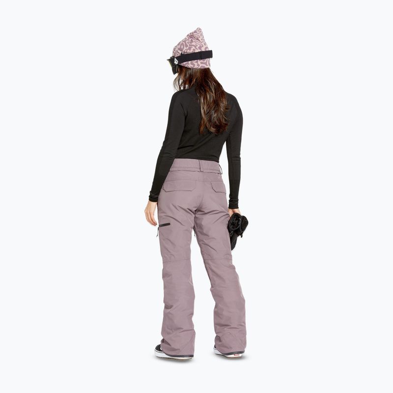 Pantaloni da snowboard da donna Volcom Knox Ins Gore-Tex color lavanda polverosa 3