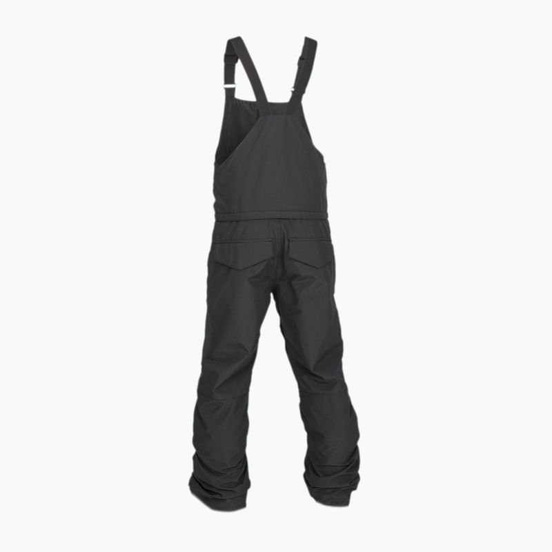 Pantaloni da snowboard per bambini Volcom Barkley Ins Bib Overall nero 2