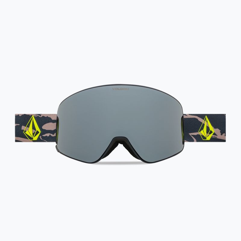 Occhiali da sci Volcom Odyssey camo/argento cromo/giallo 2