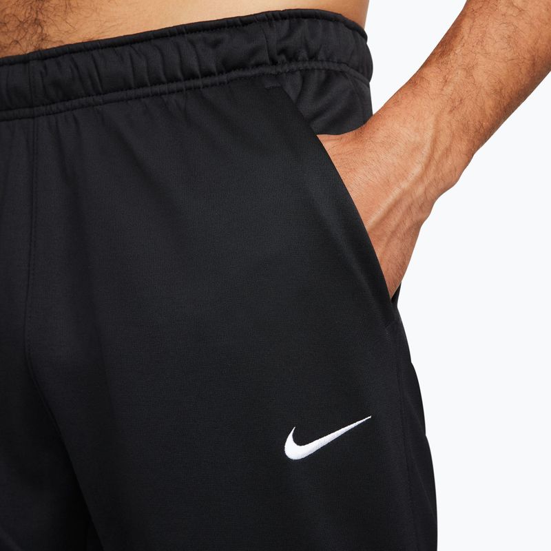 Pantaloni da allenamento da uomo Nike Therma-FIT Open Hem black/black/white 5