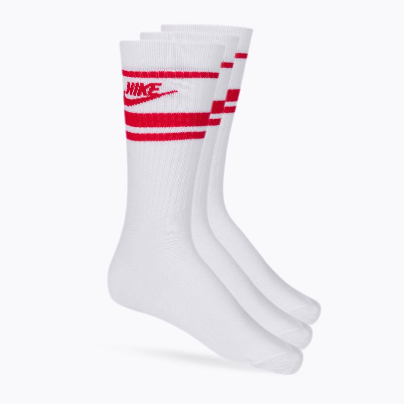 Calzini Nike Sportswear Everyday Essential 3 paia bianco/università rosso