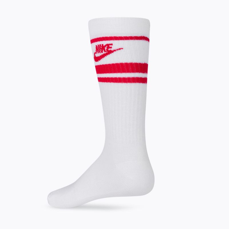 Calzini Nike Sportswear Everyday Essential 3 paia bianco/università rosso 4
