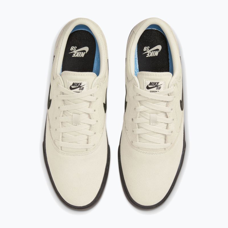 Scarpe da uomo Nike SB Chron 2 Light Bone/Light Bone/Black/Black 4