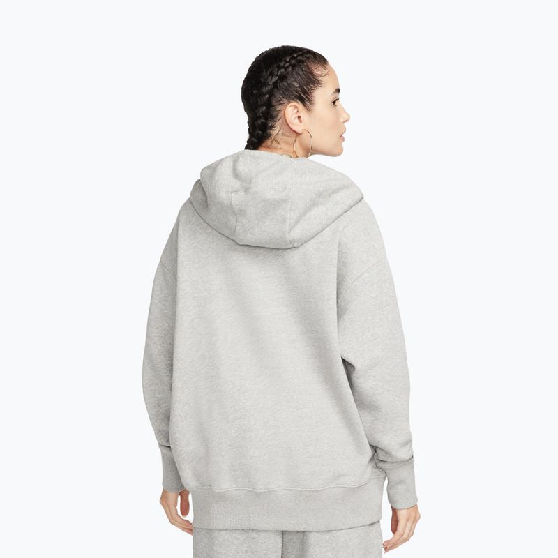 Felpa da donna  Nike Sportswear Phoenix Fleece dark grey heather/sail 3