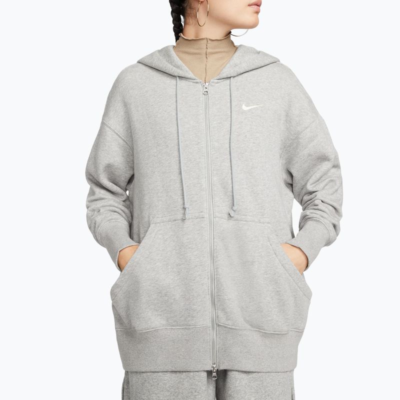Felpa da donna  Nike Sportswear Phoenix Fleece dark grey heather/sail 4