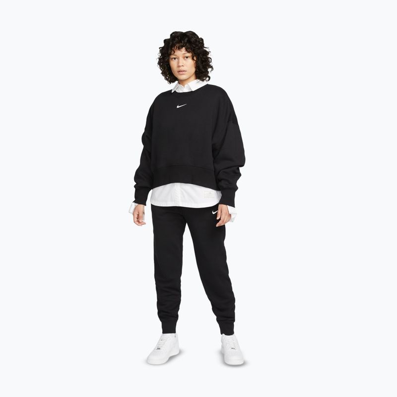Felpa donna Nike Sportswear Phoenix Fleece Oversized black/sail 2