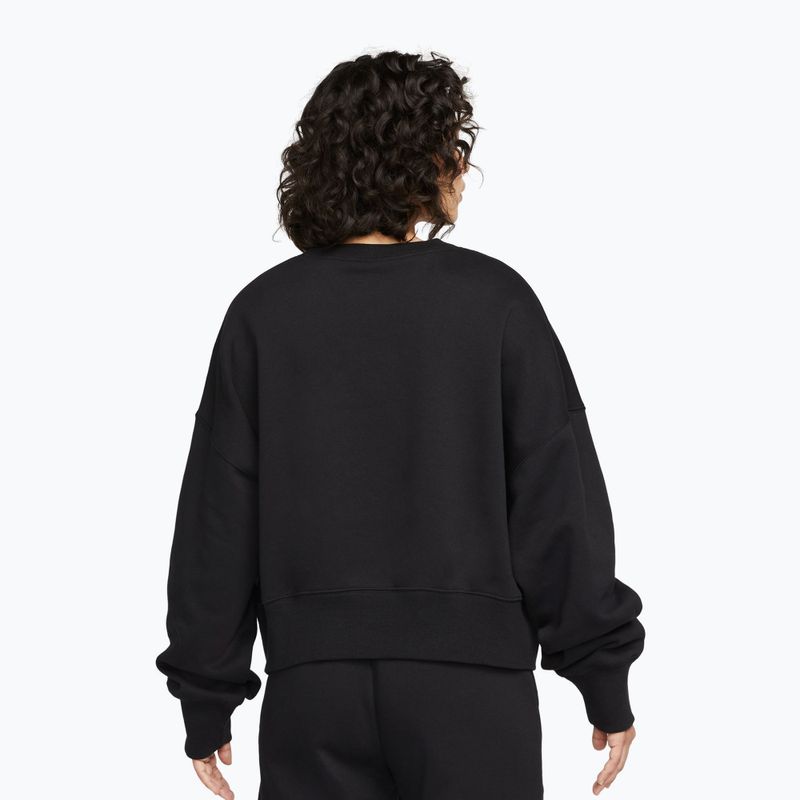 Felpa donna Nike Sportswear Phoenix Fleece Oversized black/sail 3