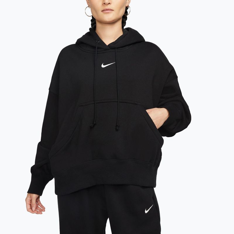 Felpa da donna Nike Sportswear Phoenix Fleece Oversized black/sail 4