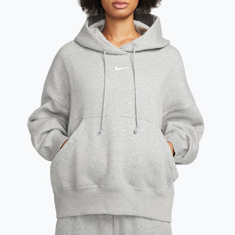 Felpa da donna Nike Sportswear Phoenix Fleece Oversized dark grey heather/sail 4