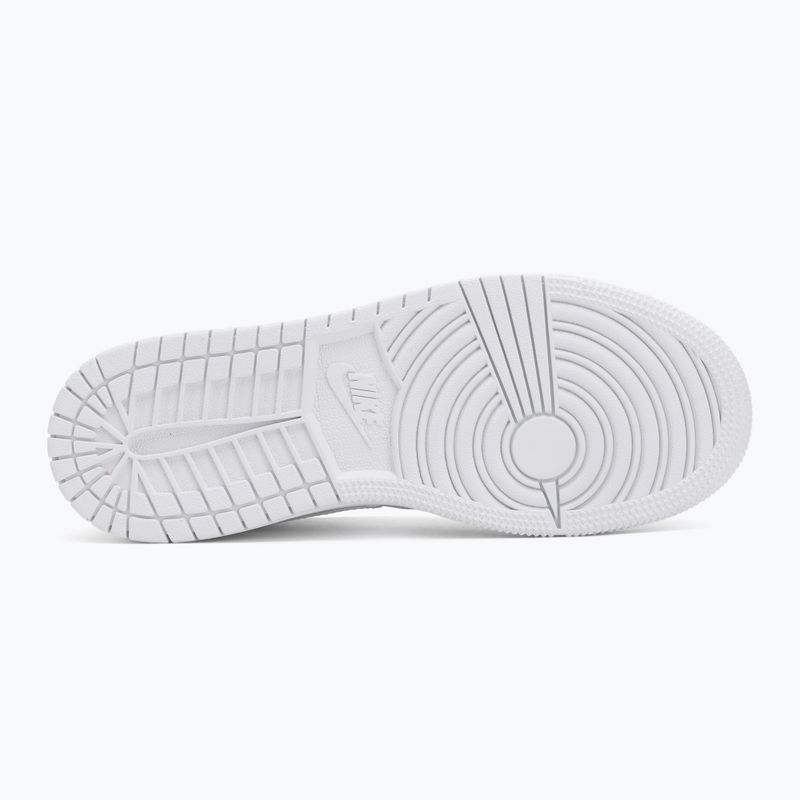 Scarpe da bambino Nike Jordan 1 Mid white/white/white 4