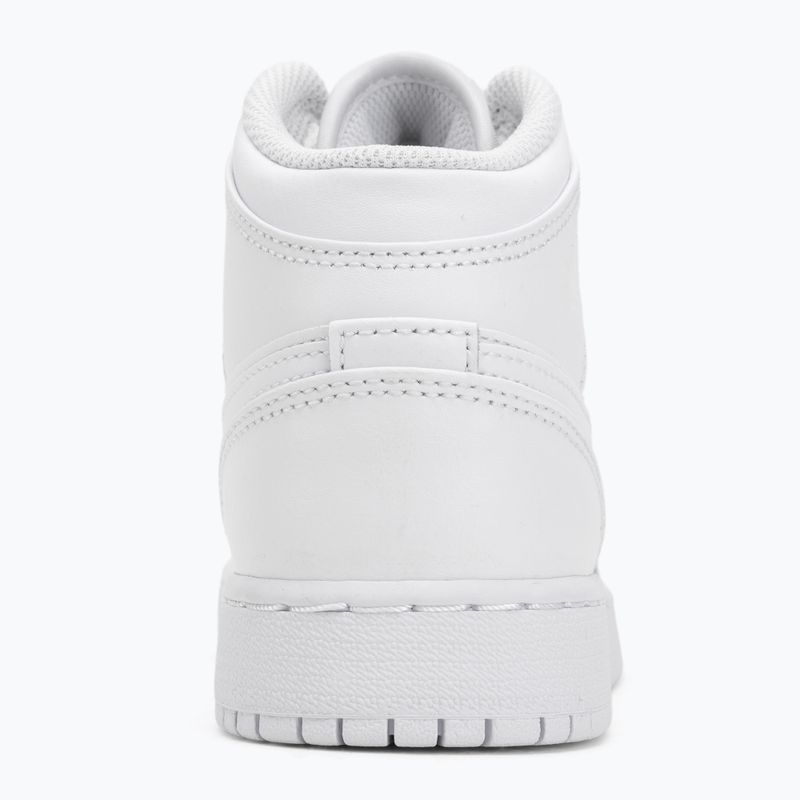 Scarpe Jordan 1 Mid white/white/white 6