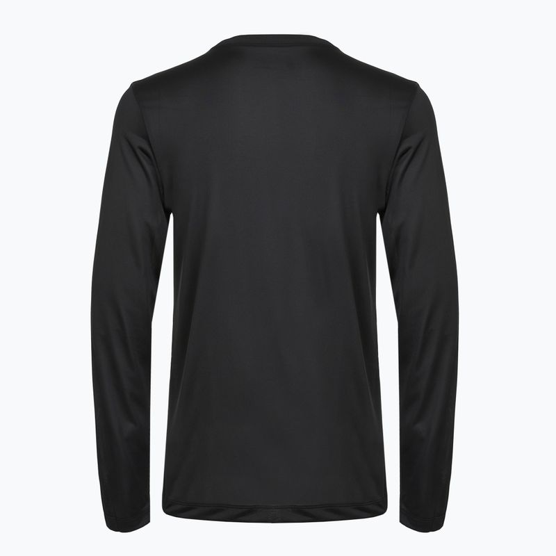 Uomo Nike Dri-FIT Legend manica lunga da allenamento nero/argento opaco 6