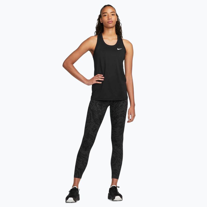 Canotta da allenamento donna Canotta Nike Dri-Fit Racerback nero 2
