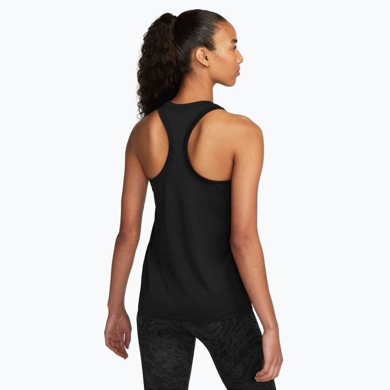 Canotta da allenamento donna Canotta Nike Dri-Fit Racerback nero 3
