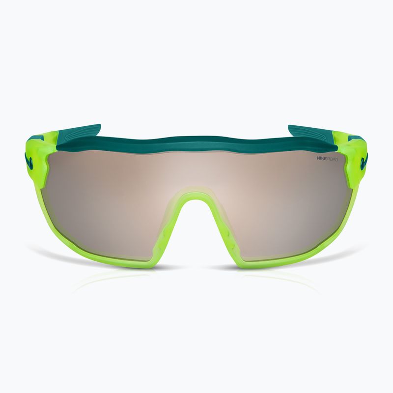 Occhiali da sole Nike Show X Rush opaco volt/cromo a specchio 2