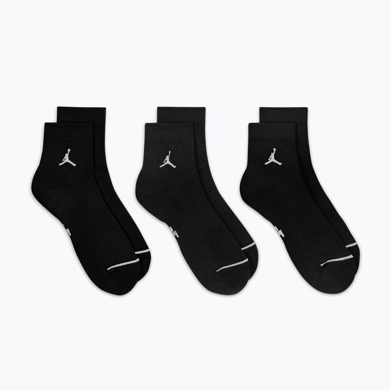 Calze Jordan Everyday Ankle 3 pairs black/white 6