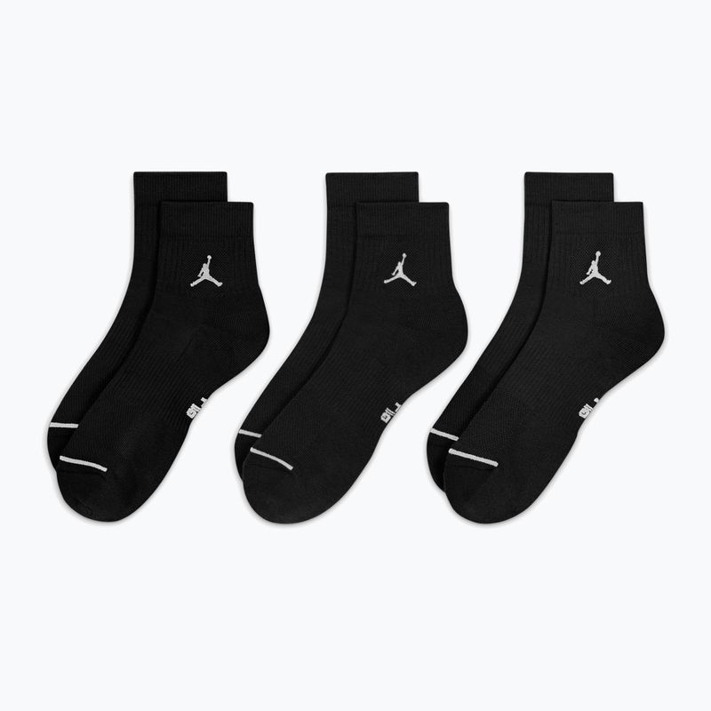 Calzini Nike Jordan Everyday Ankle 3 paia black/white 2