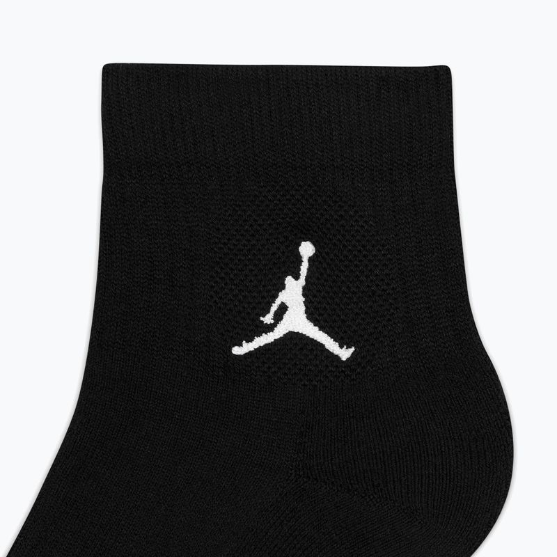 Calze Jordan Everyday Ankle 3 pairs black/white 9