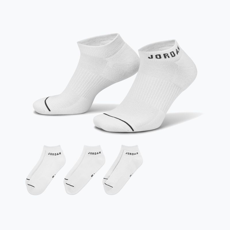 Calze Jordan Everyday No-Show 3 pairs white/black 8