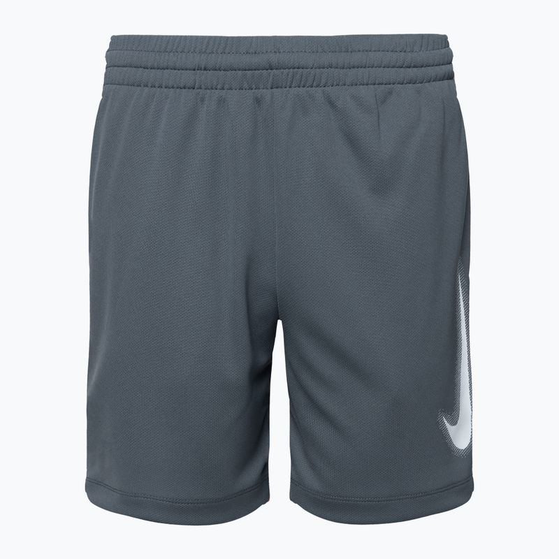 Pantaloncini da bambino Nike Dri-Fit Multi smoke grigio/bianco