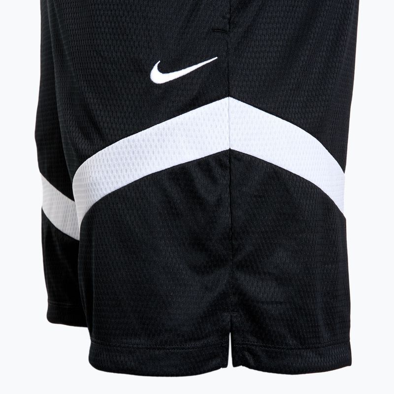 Pantaloncini da basket da uomo Nike Icon Dri-Fit 8" nero/nero/bianco/bianco 3