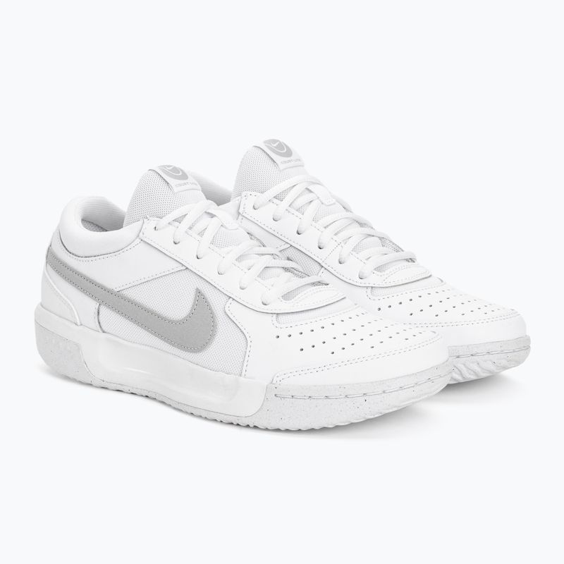 Scarpe da tennis da donna Nike Air Zoom Court Lite 3 bianco/argento metallico 4