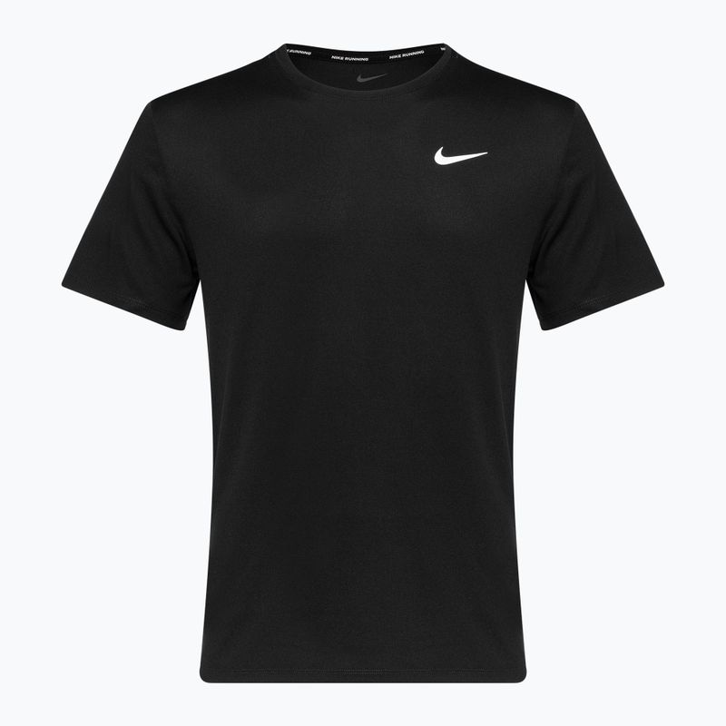 Maglietta da corsa Nike Miler Dri-Fit UV da uomo, nero