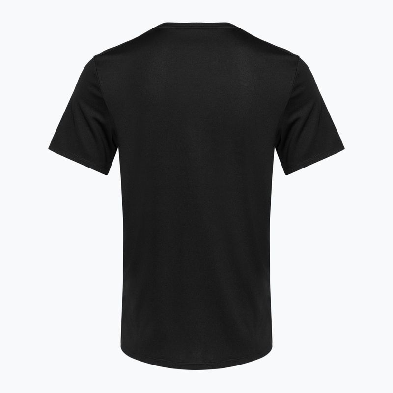 Maglietta da corsa Nike Miler Dri-Fit UV da uomo, nero 2