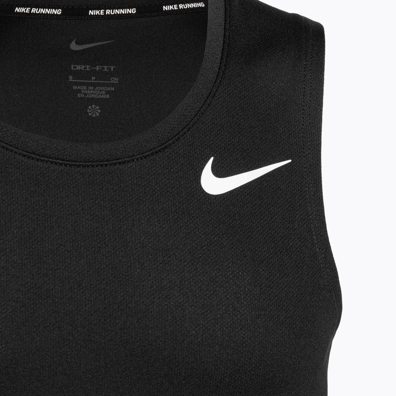 Canotta da corsa Nike Dri-Fit Miler uomo, nero 3