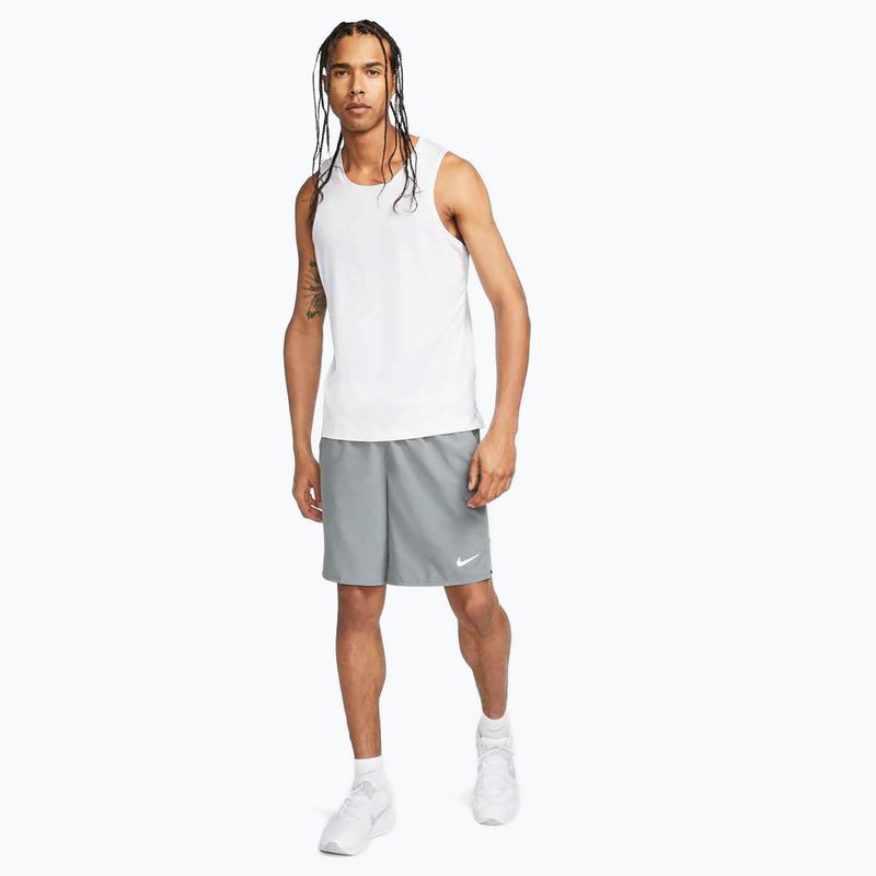 Maglietta da corsa Nike Dri-Fit Miler bianca da uomo 2