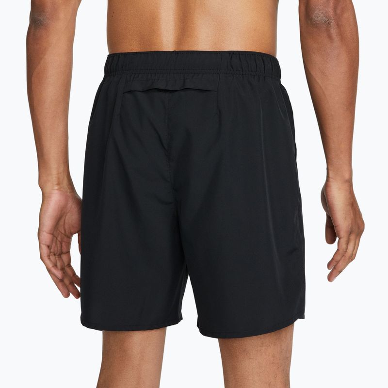 Pantaloncini da uomo Nike Challenger Dri-Fit black/black/black 3