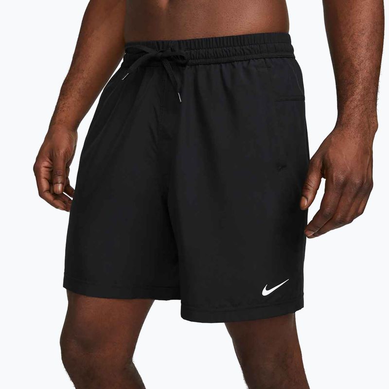 Pantaloncini da running uomo Nike Form Dri-FIT 7" senza fodera versatili black/white 3