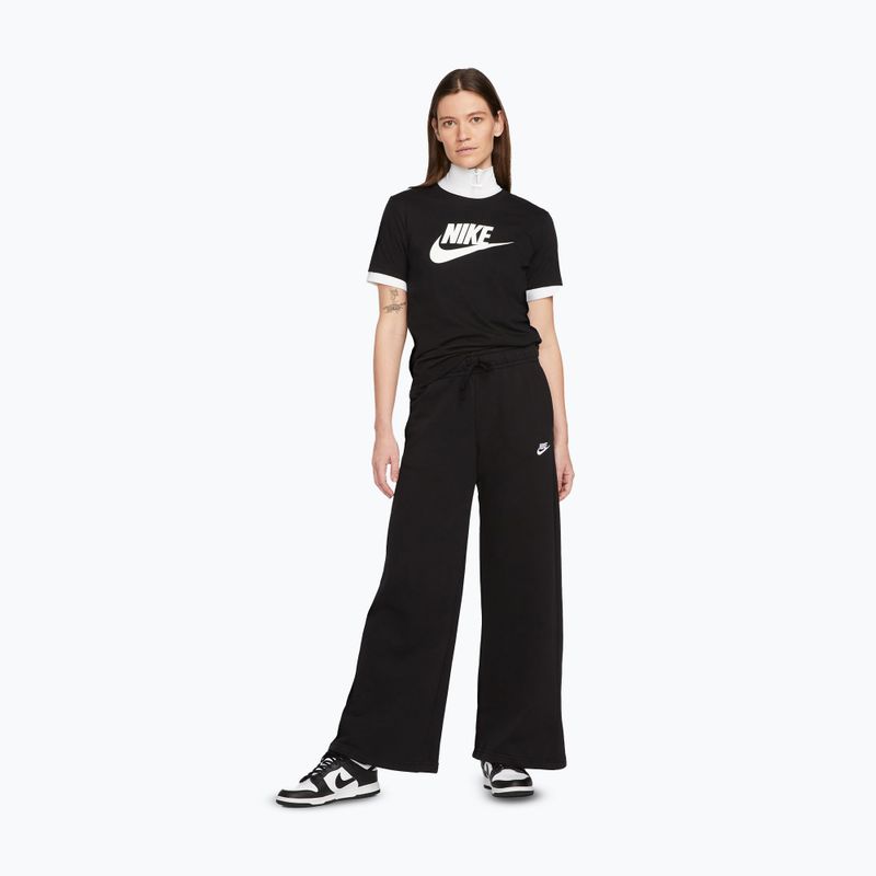 T-shirt donna Nike Sportswear Club Essentials Logo black/white 2