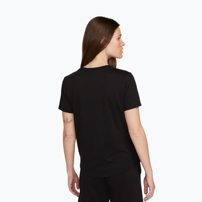 T-shirt donna Nike Sportswear Club Essentials Logo black/white 3