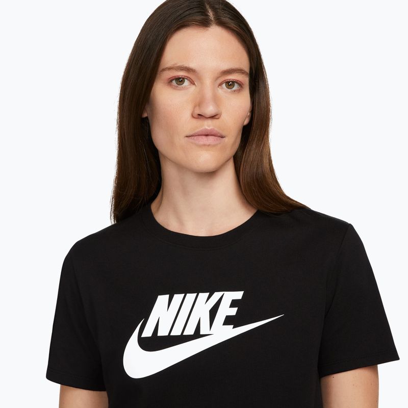 T-shirt donna Nike Sportswear Club Essentials Logo black/white 4