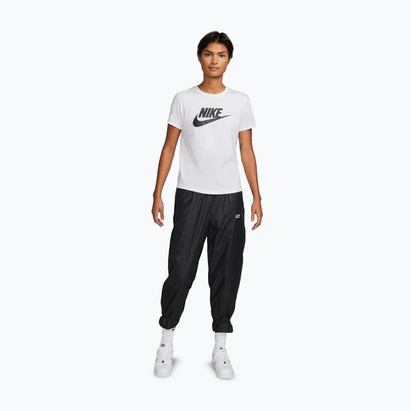 T-shirt donna Nike Sportswear Club Essentials Logo white/black 2