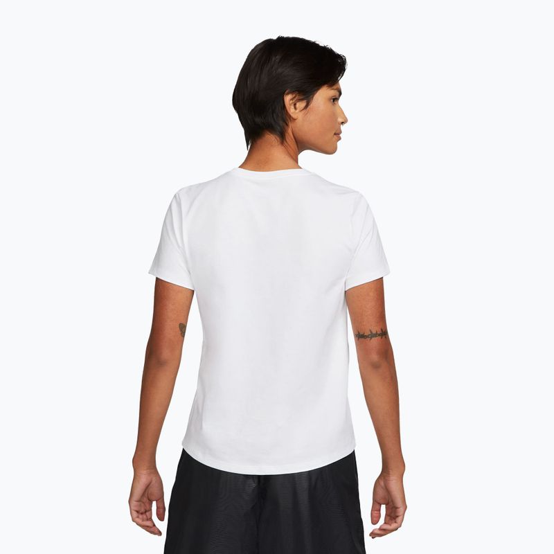 T-shirt donna Nike Sportswear Club Essentials Logo white/black 3