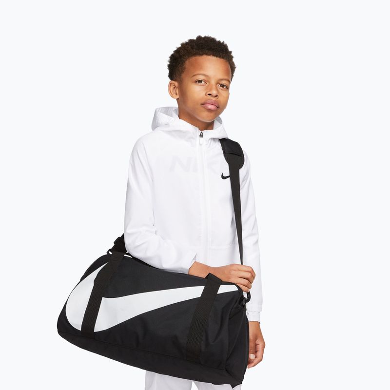 Borsa da allenamento per bambini Nike Gym Club 25 l nero/nero/bianco 10