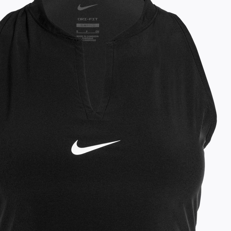 Abito da tennis Nike Dri-Fit Advantage bianco/nero 3