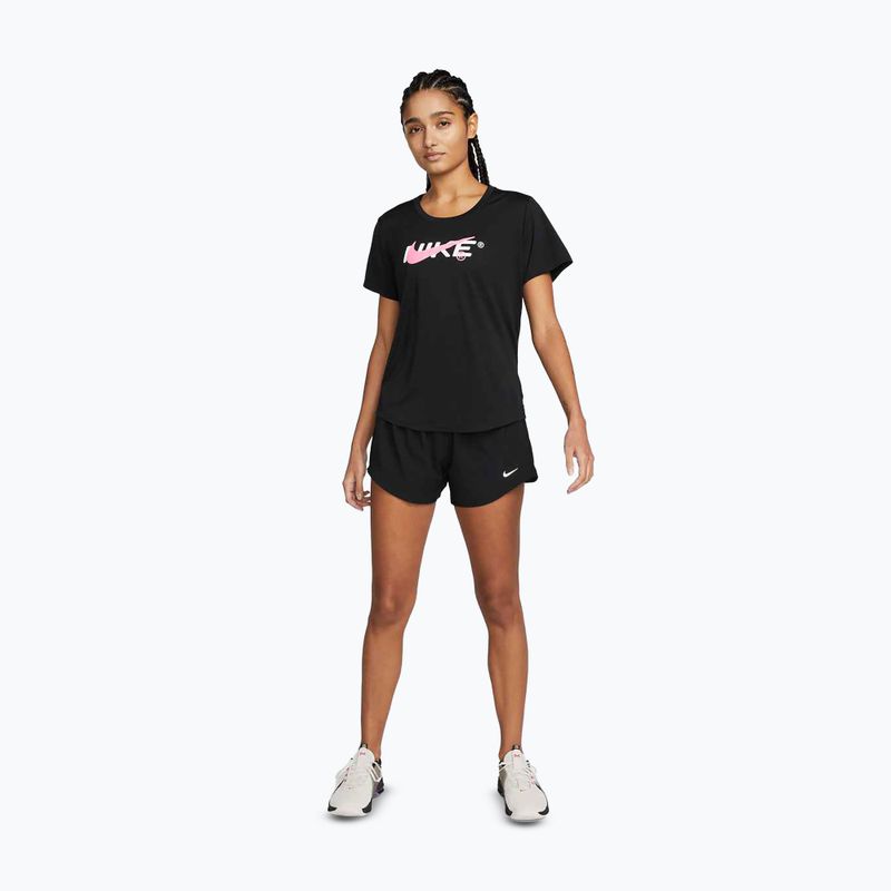 Pantaloncini da donna Nike One Dri-Fit 3" nero 2