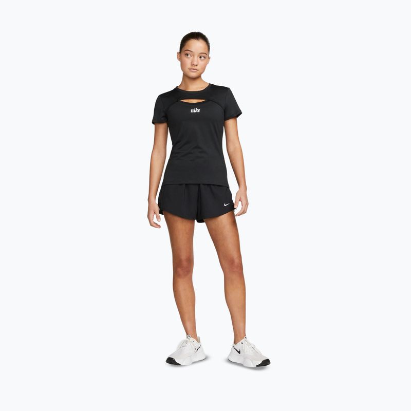 Pantaloncini da donna Nike One Dri-Fit a vita alta 3" 2In1 nero 2