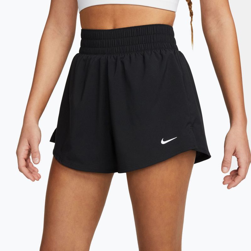 Pantaloncini da donna Nike One Dri-Fit a vita alta 3" 2In1 nero 3